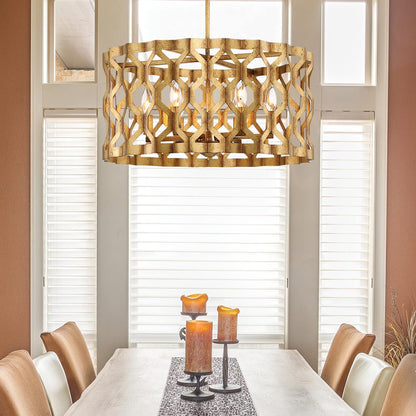 Coronade Pendant Light in dining room.