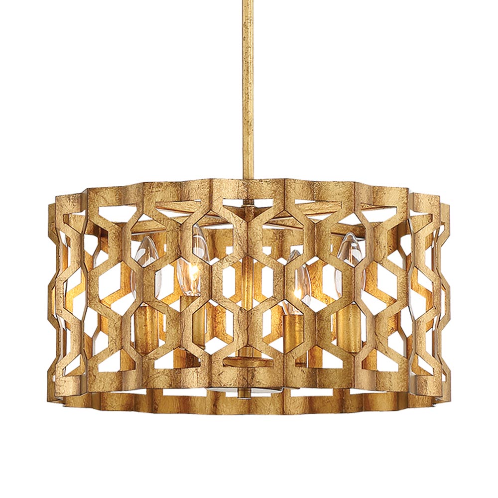 Coronade Semi Flush Mount Ceiling Light in Detail.