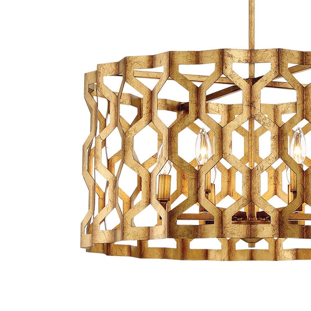 Coronade Semi Flush Mount Ceiling Light in Detail.