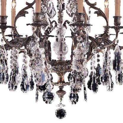 Crystal Chandelier in Detail.
