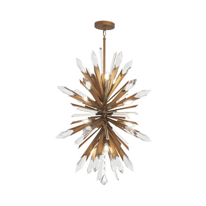 Elsa Pendant Light in Piastra Gold (26.25-Inch).