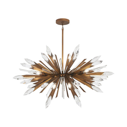 Elsa Pendant Light in Piastra Gold (41.88-Inch).