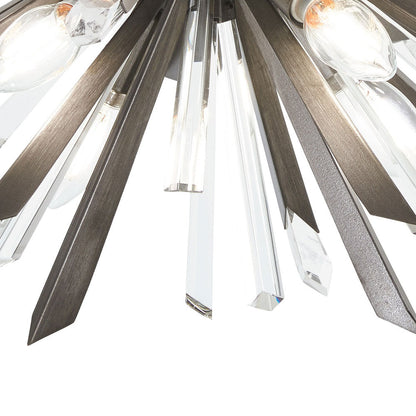 Elsa Semi Flush Mount Ceiling Light in Detail.