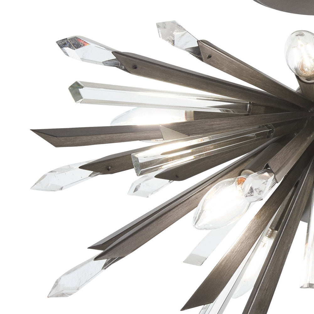 Elsa Semi Flush Mount Ceiling Light in Detail.