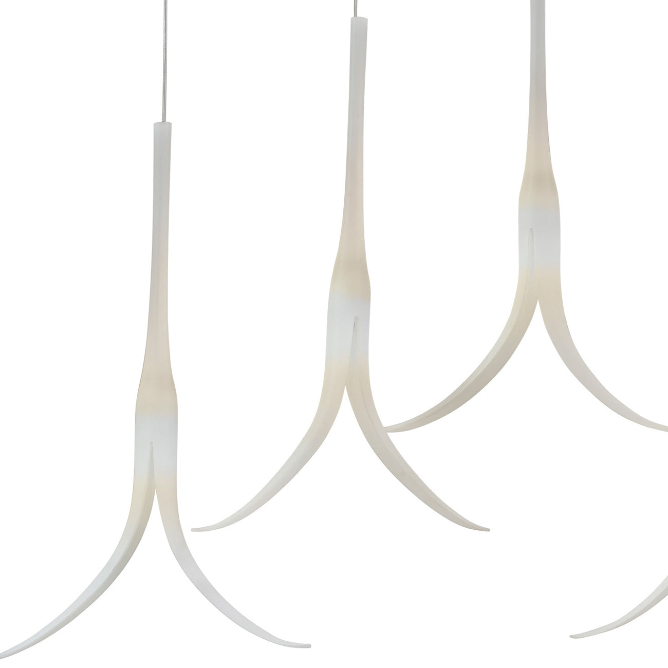 Featherly Linear Pendant Light in Detail.