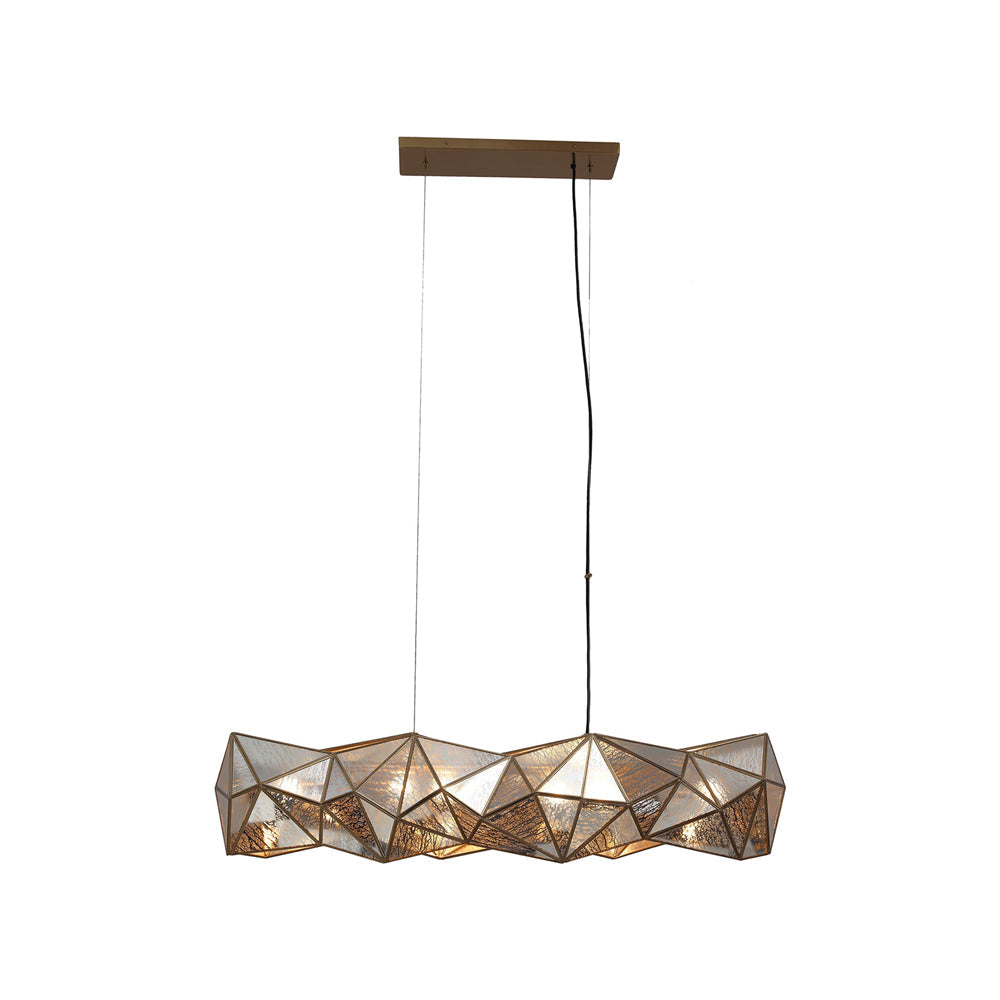Geo-Gem Linear Pendant Light (6-Light).