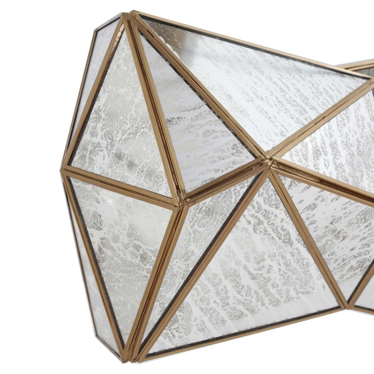 Geo-Gem Linear Pendant Light in Detail.