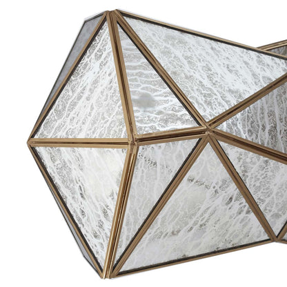 Geo-Gem Linear Pendant Light in Detail.