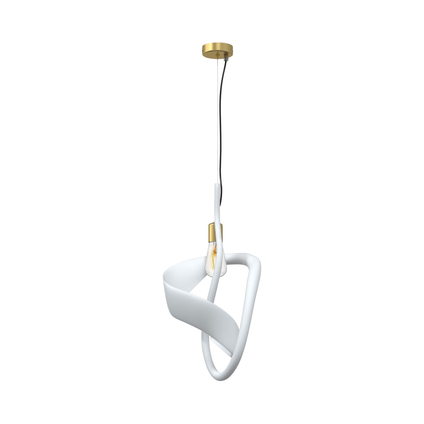 Jaxy Pendant Light in Frosted White.
