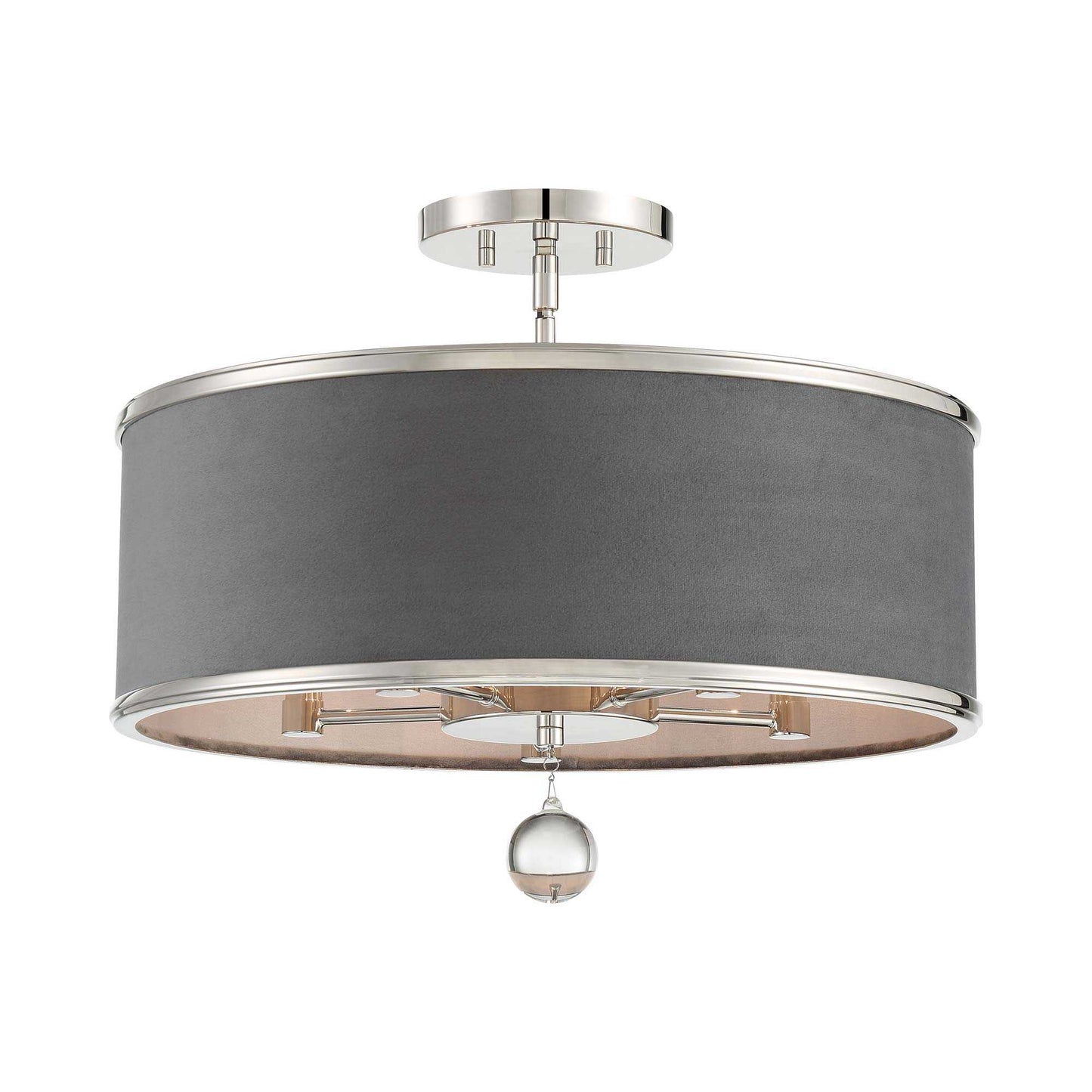 Luxour Semi Flush Convertible Pendant Light in Detail.