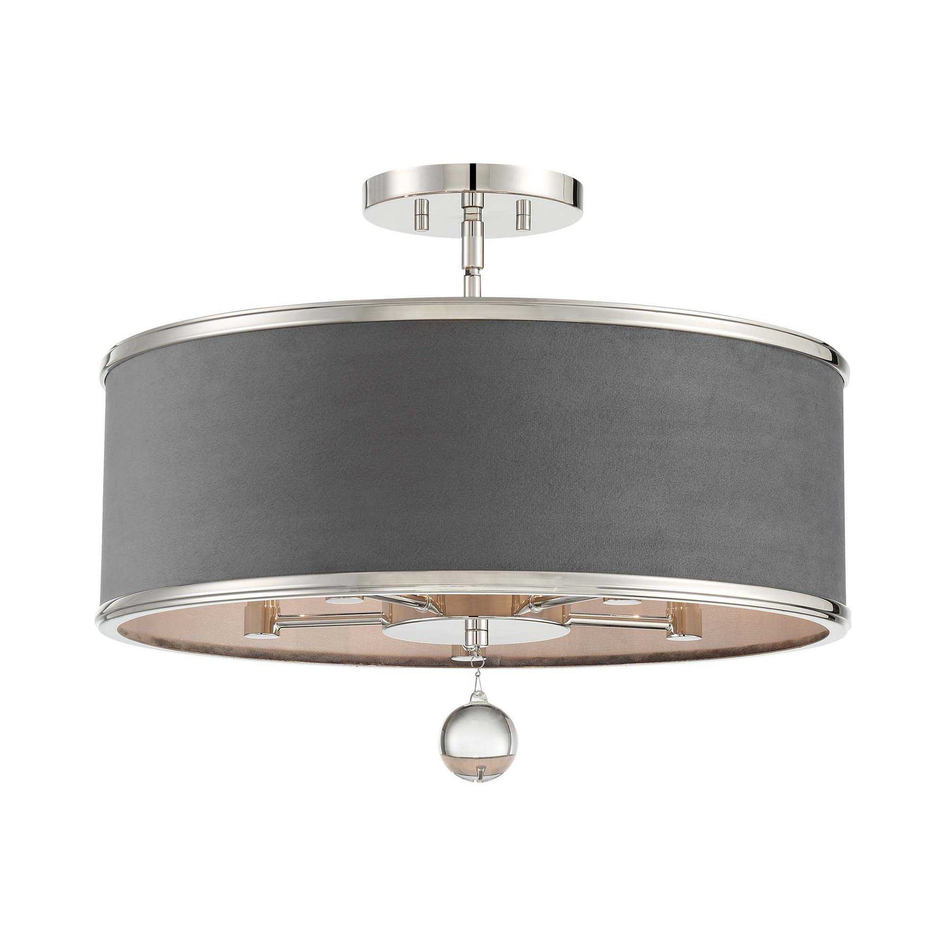 Luxour Semi Flush Convertible Pendant Light in Detail.