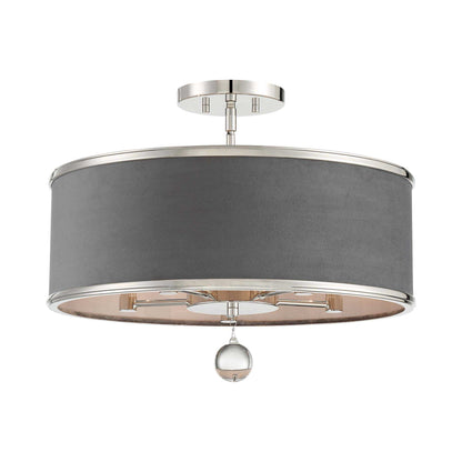 Luxour Semi Flush Convertible Pendant Light in Detail.