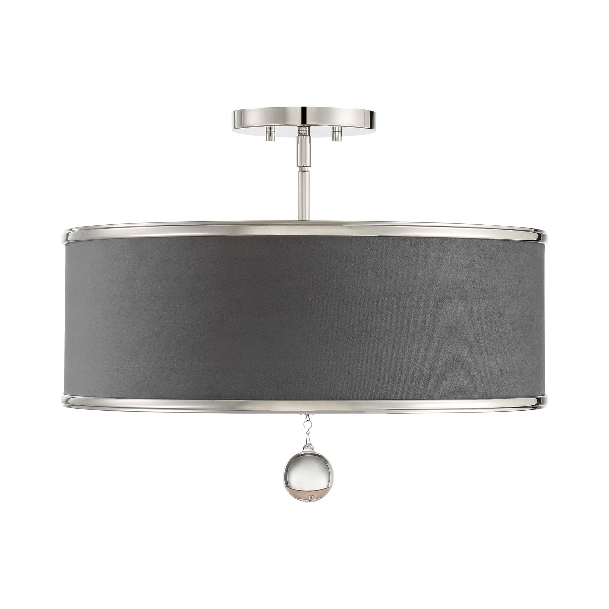 Luxour Semi Flush Convertible Pendant Light in Detail.