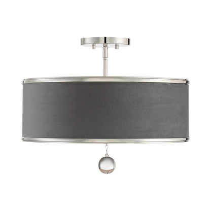 Luxour Semi Flush Convertible Pendant Light in Detail.