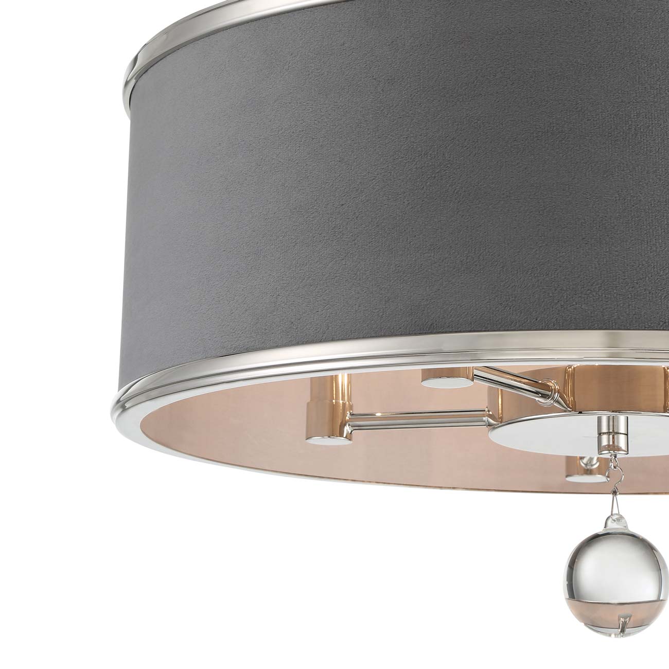 Luxour Semi Flush Convertible Pendant Light in Detail.