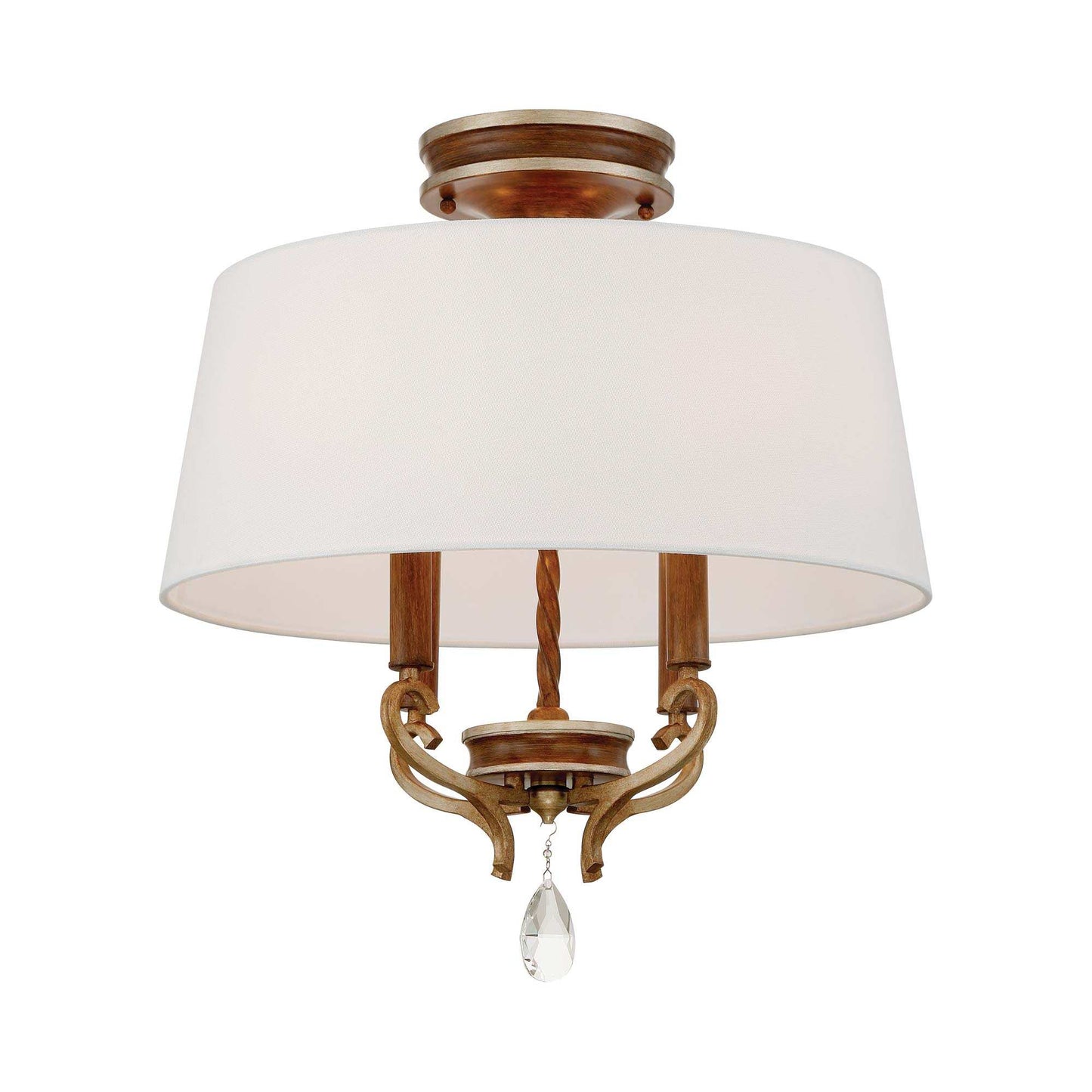 Magnolia Manor Semi Flush Mount Ceiling Light in Detail.