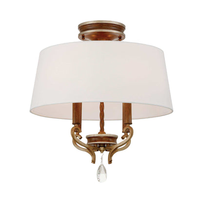Magnolia Manor Semi Flush Mount Ceiling Light in Detail.