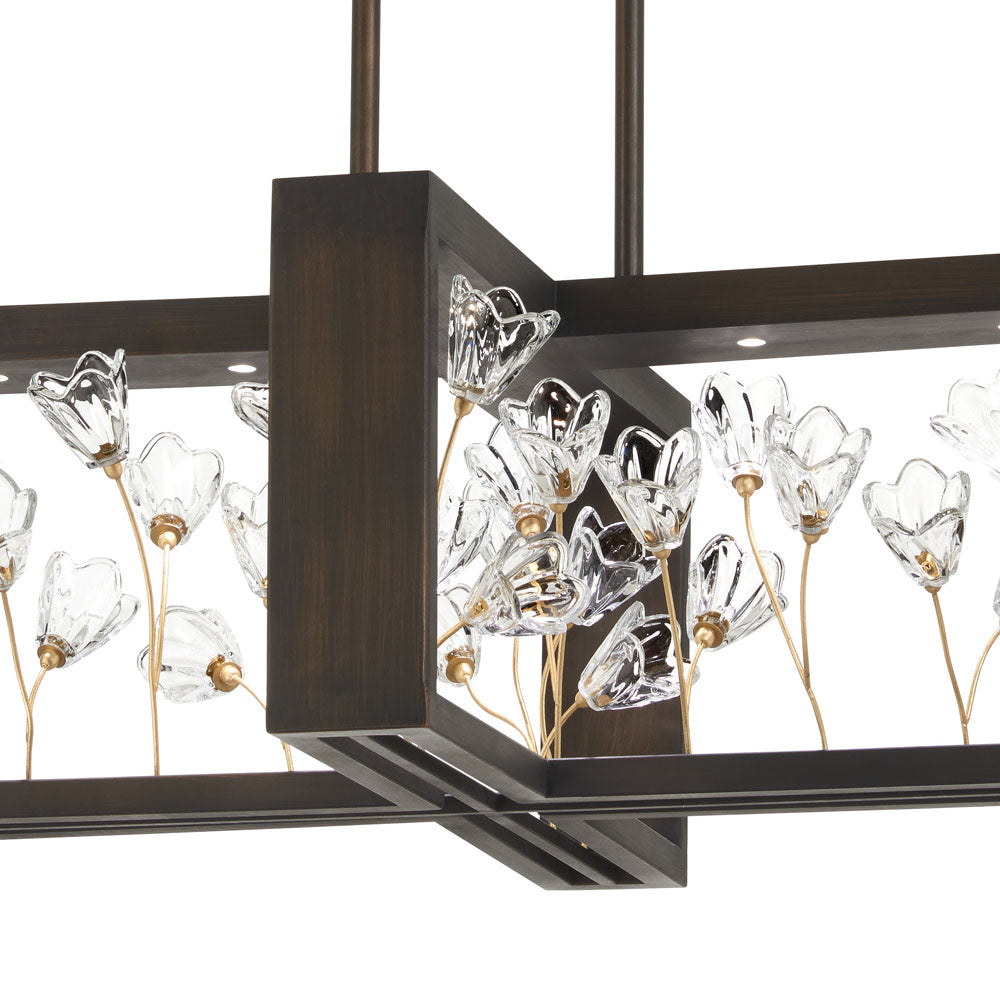 Maison Des Fleurs LED Chandelier in Detail.