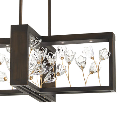 Maison Des Fleurs LED Chandelier in Detail.