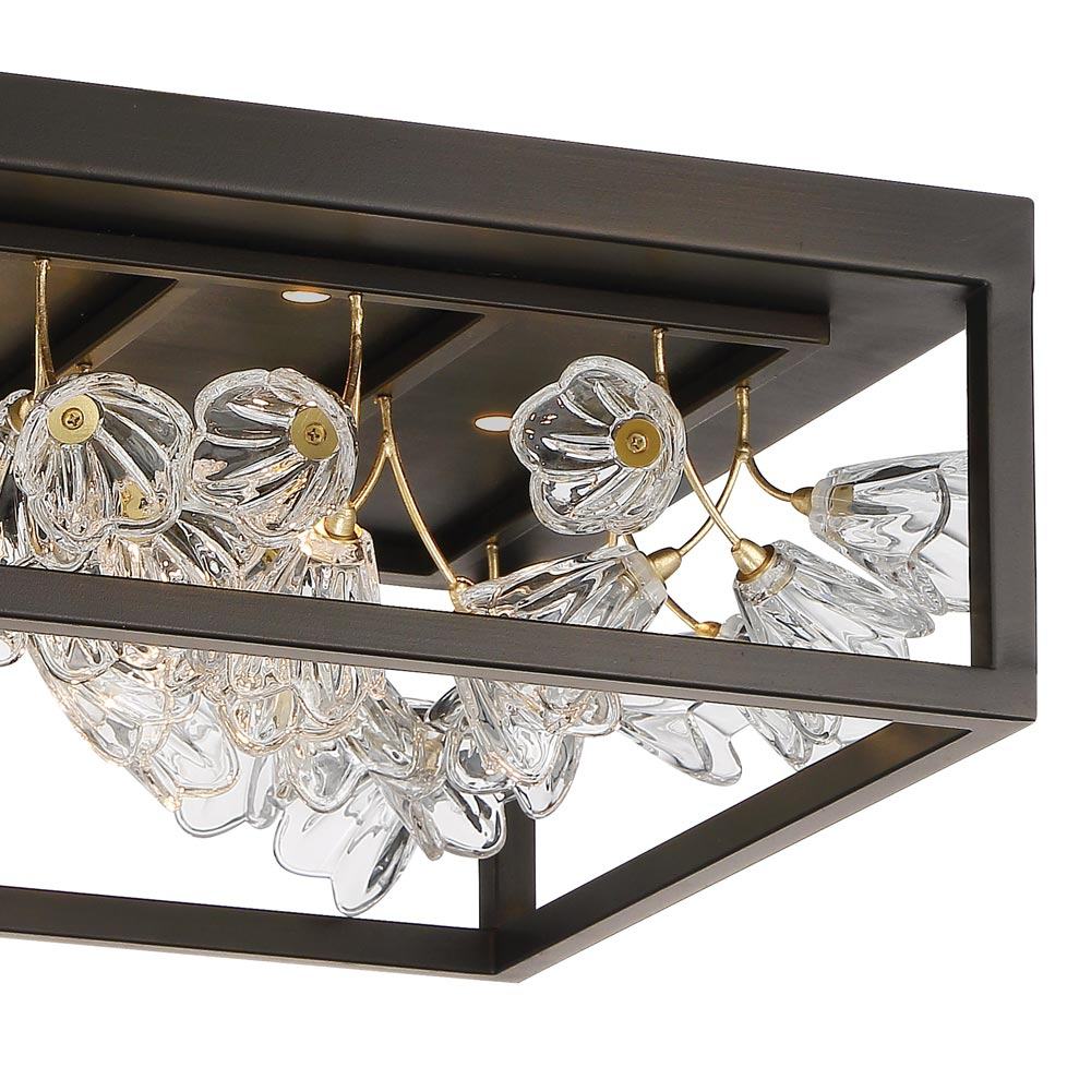 Maison Des Fleurs LED Flush Mount Celing Light in Detail.