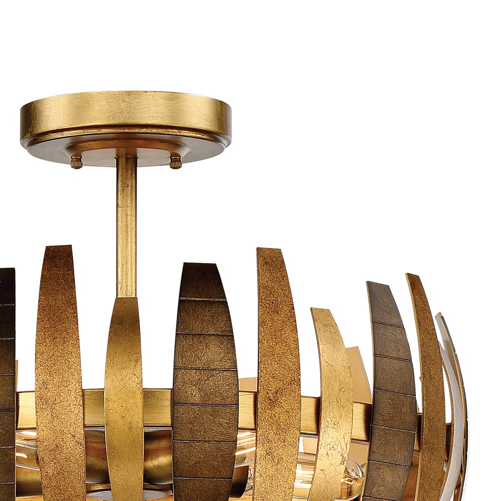 Manitou Semi Flush Mount Ceiling Light in Detail.