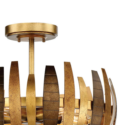 Manitou Semi Flush Mount Ceiling Light in Detail.