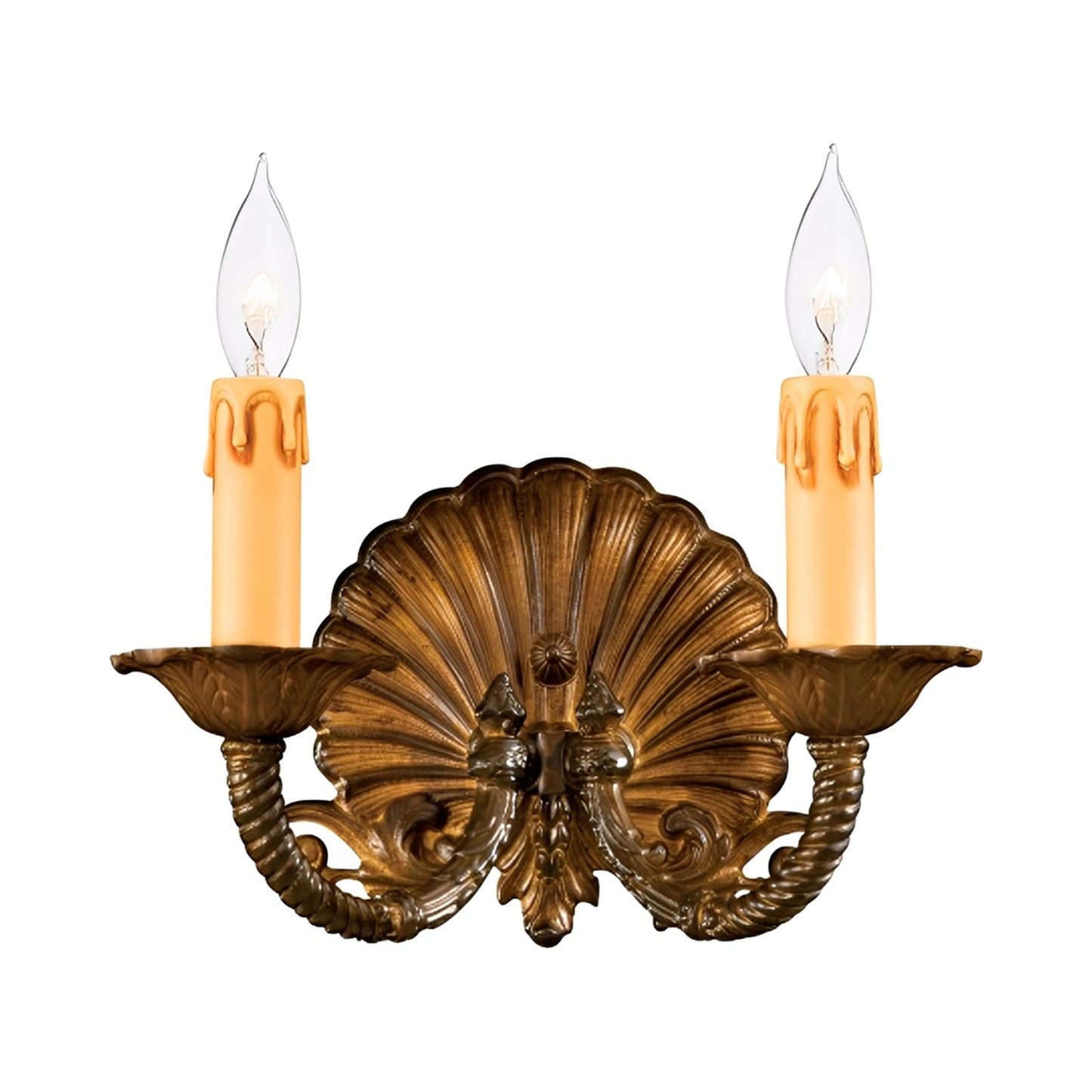 Metropolitan N9805 Wall Light in Oxide Brass.