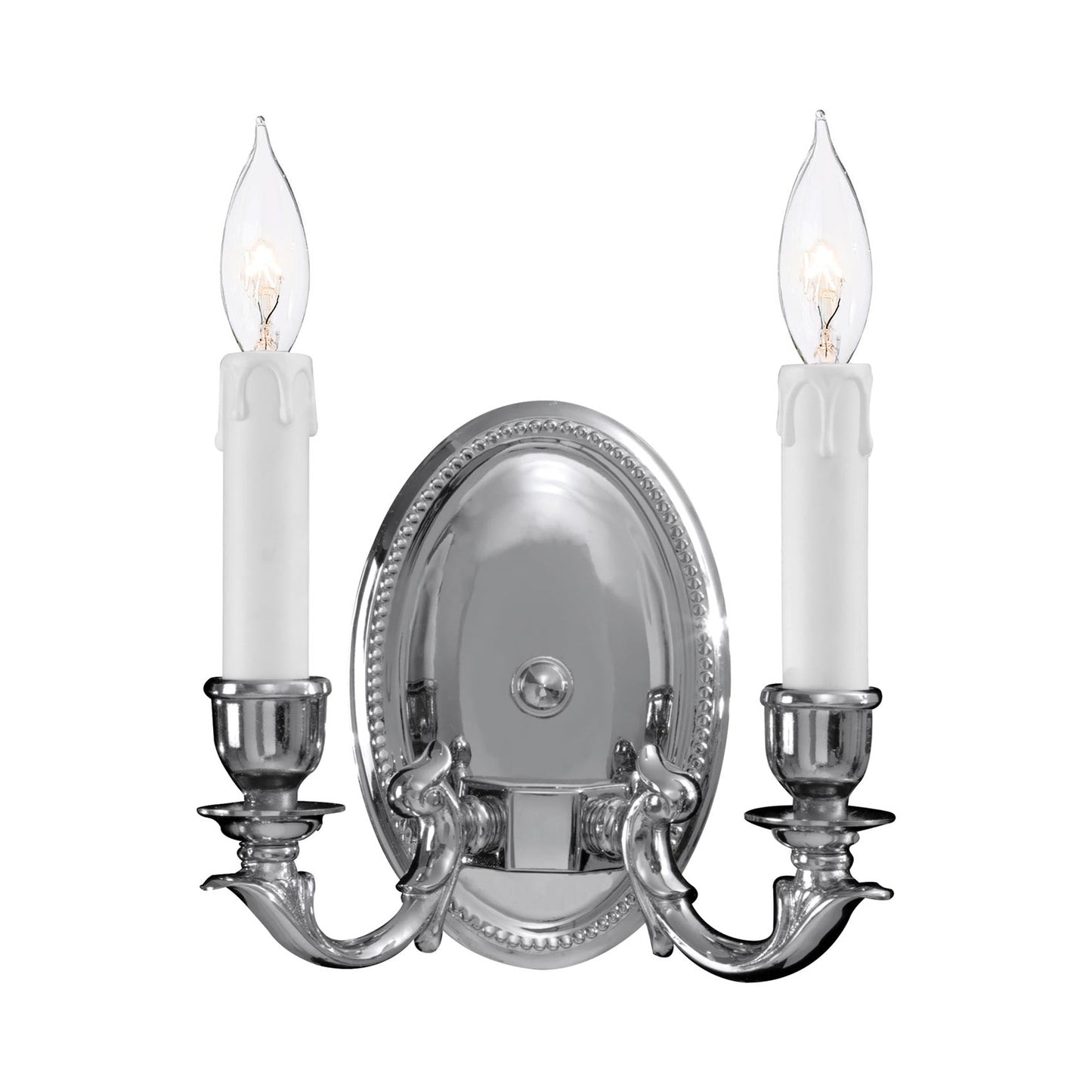 Metropolitan N9809 Wall Light in Polished Chrome.