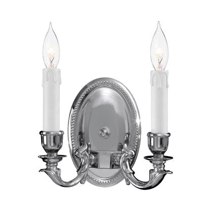 Metropolitan N9809 Wall Light in Polished Chrome.