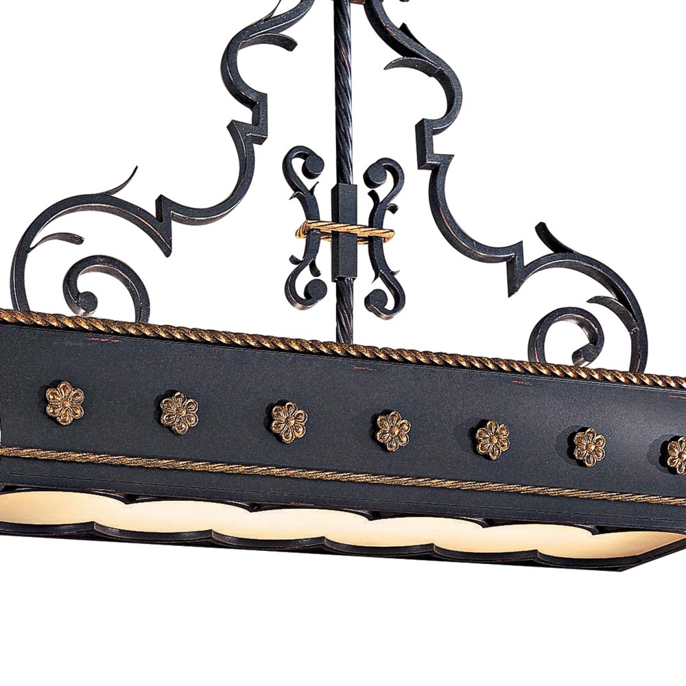 Montparnasse Linear Pendant Light in Detail.