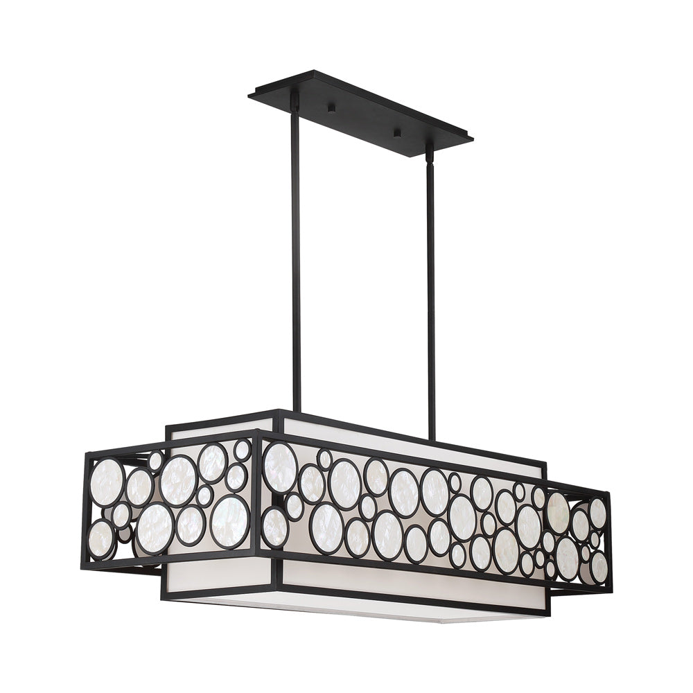 Mosaic Linear Pendant Light.