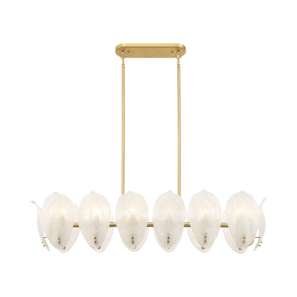 Orchid Linear Pendant Light (White).