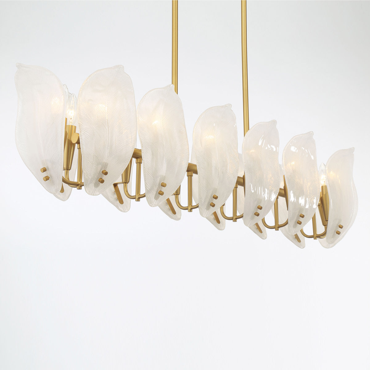 Orchid Linear Pendant Light in Detail.