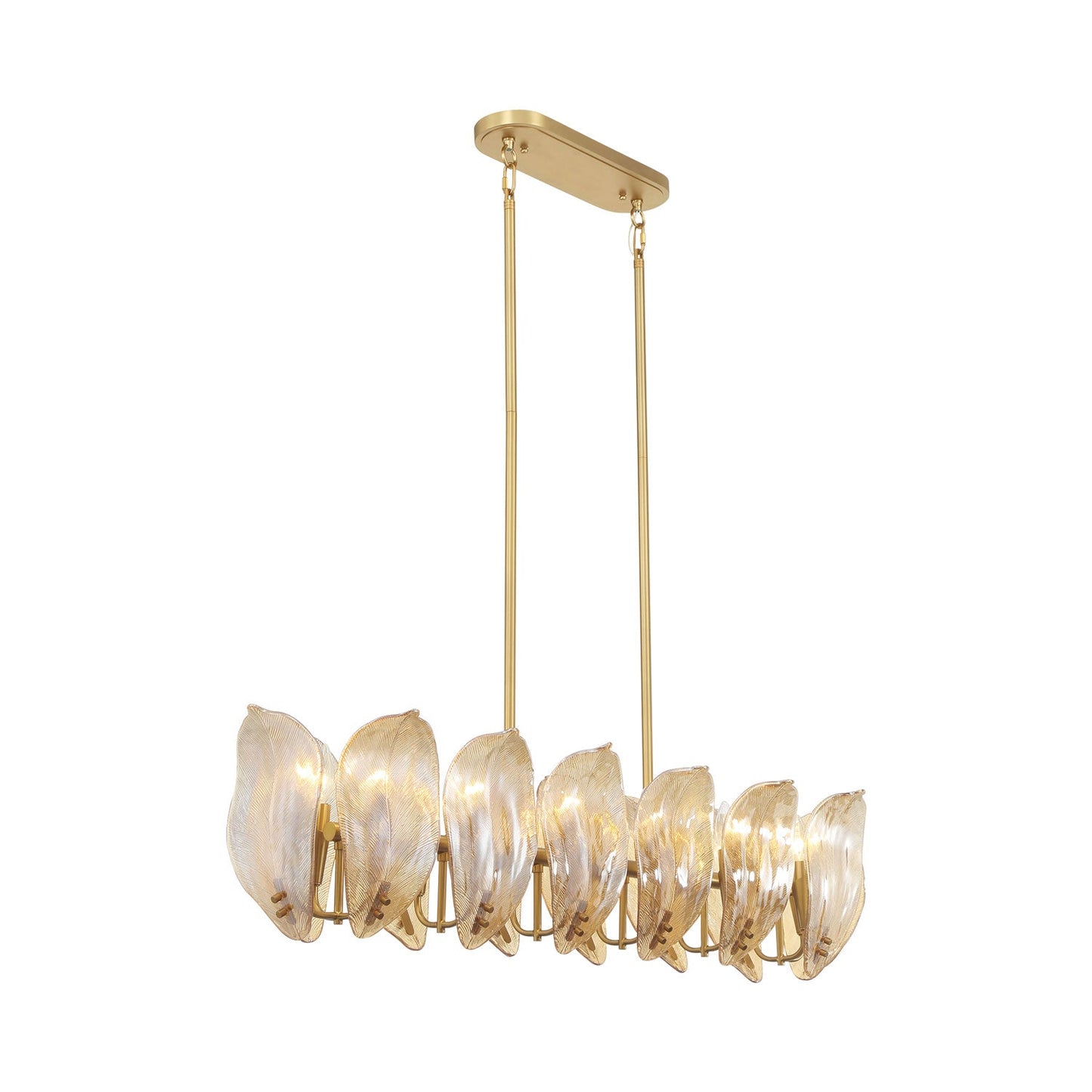 Orchid Linear Pendant Light in Detail.