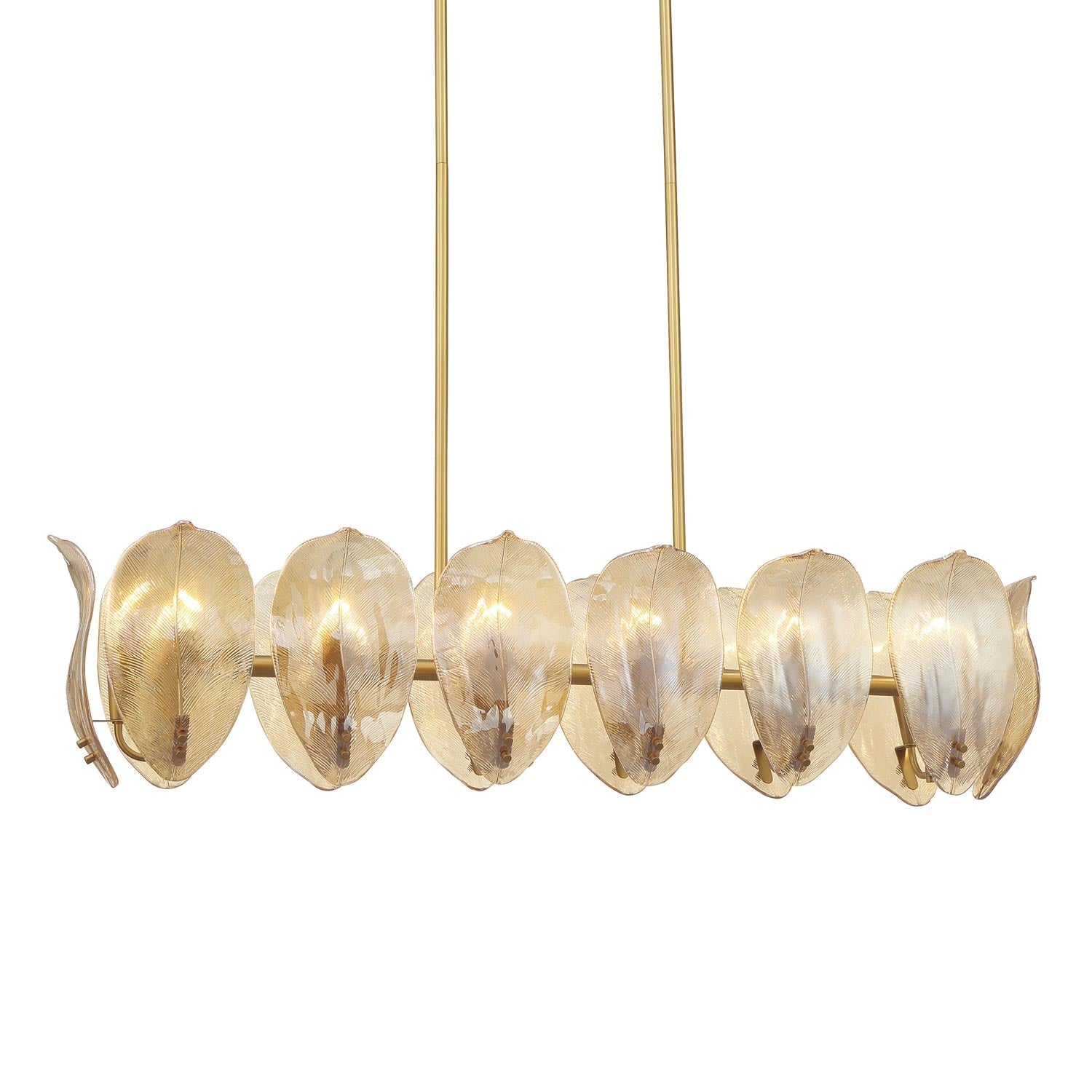 Orchid Linear Pendant Light in Detail.