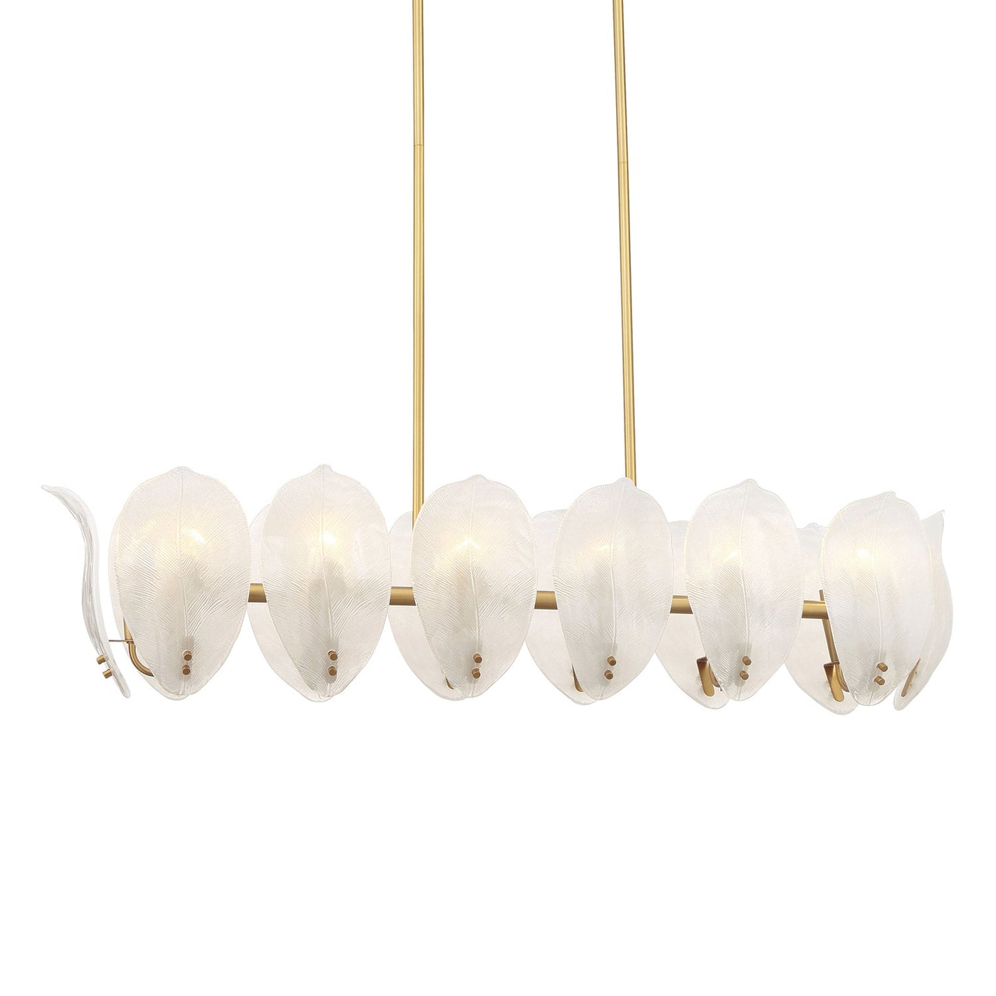 Orchid Linear Pendant Light in Detail.