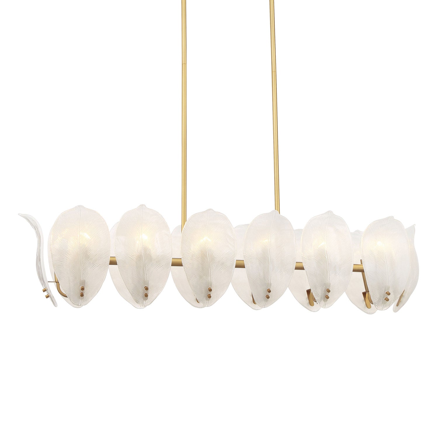Orchid Linear Pendant Light in Detail.