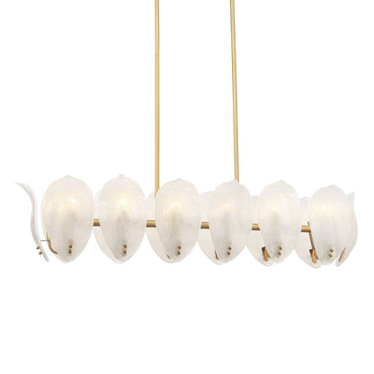 Orchid Linear Pendant Light in Detail.