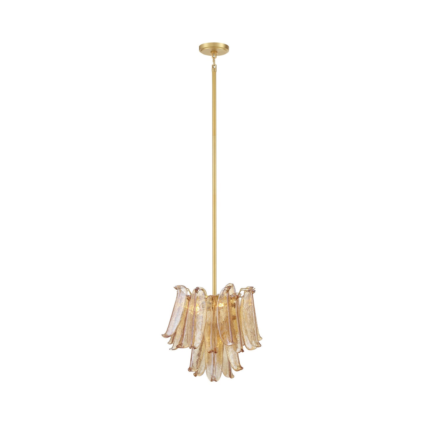 Regent Chandelier (Amber/4-Light).