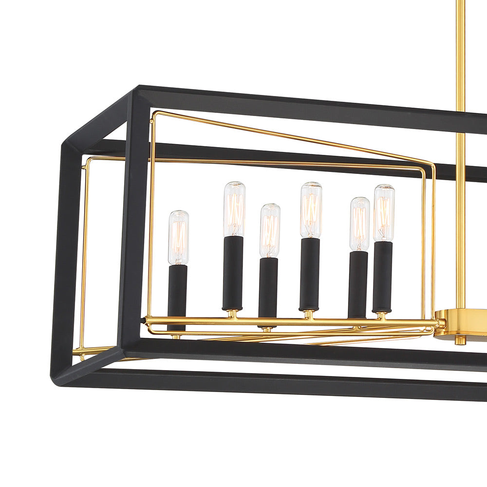 Sable Point Linear Pendant Light in Detail.