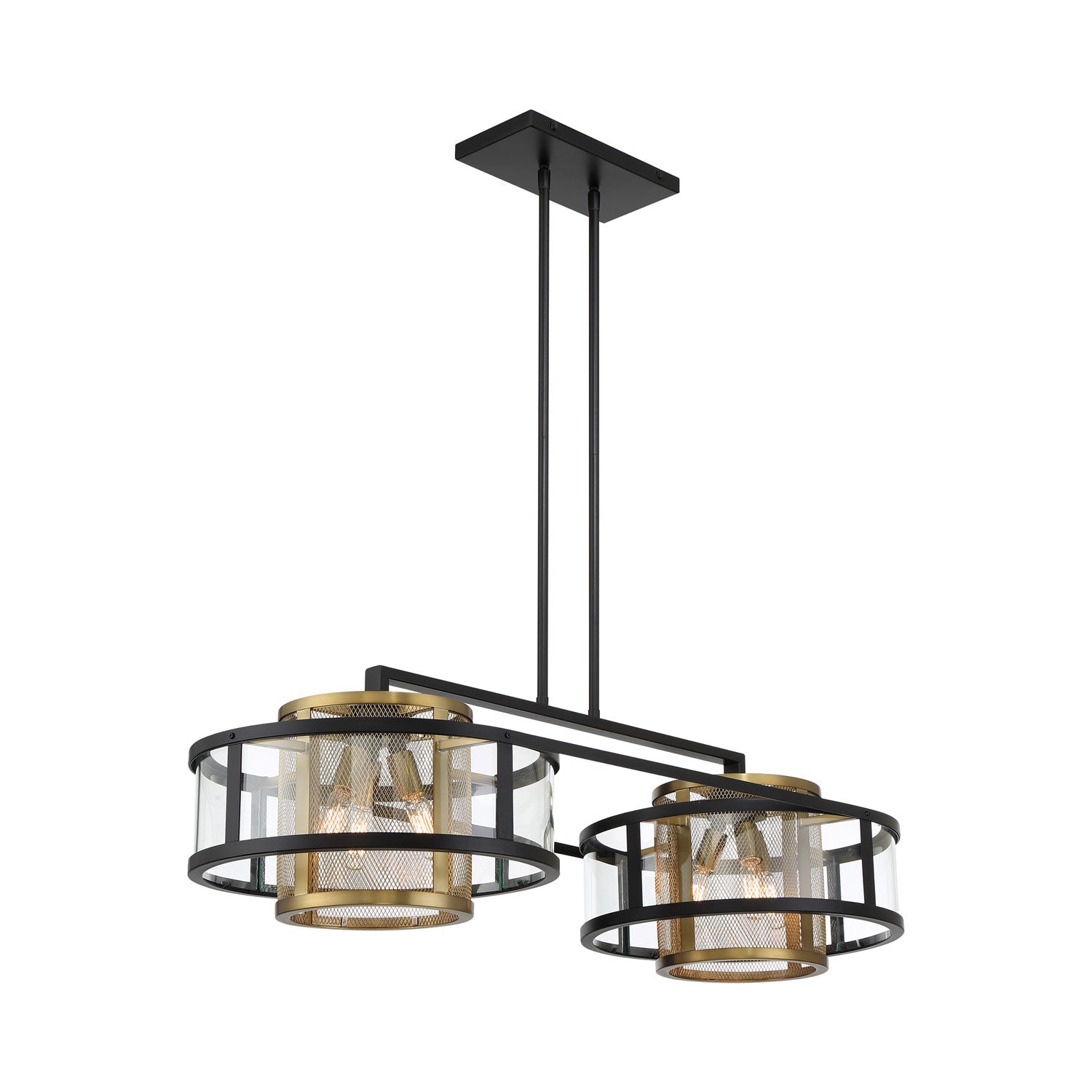 Soho Linear Pendant Light in Detail.