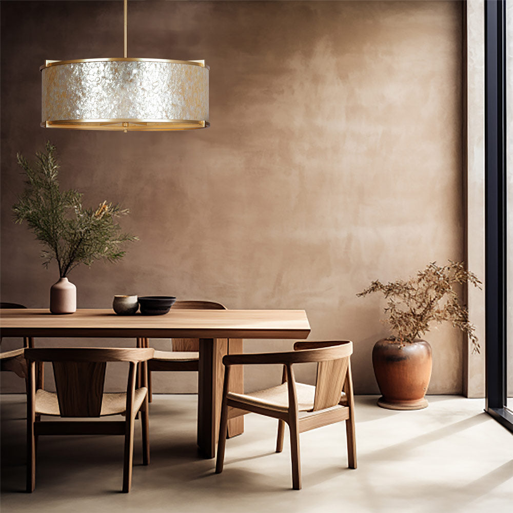 Sommers Bend Pendant Light in dining room.
