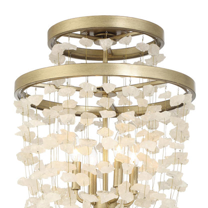 Stonybrook Semi Flush Mount Ceiling Light in Detail.
