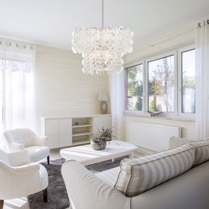 Taffinoe Pendant Light in living room.