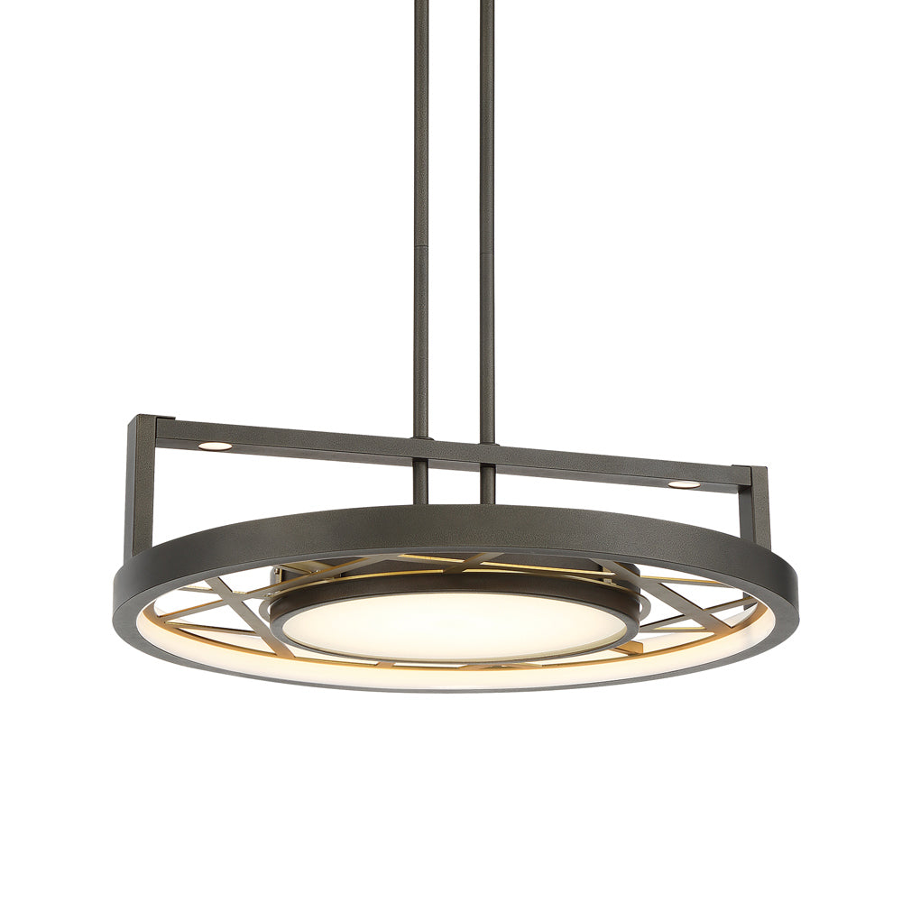 Tribeca LED Semi Flush Mount Ceiling Light in Detail.