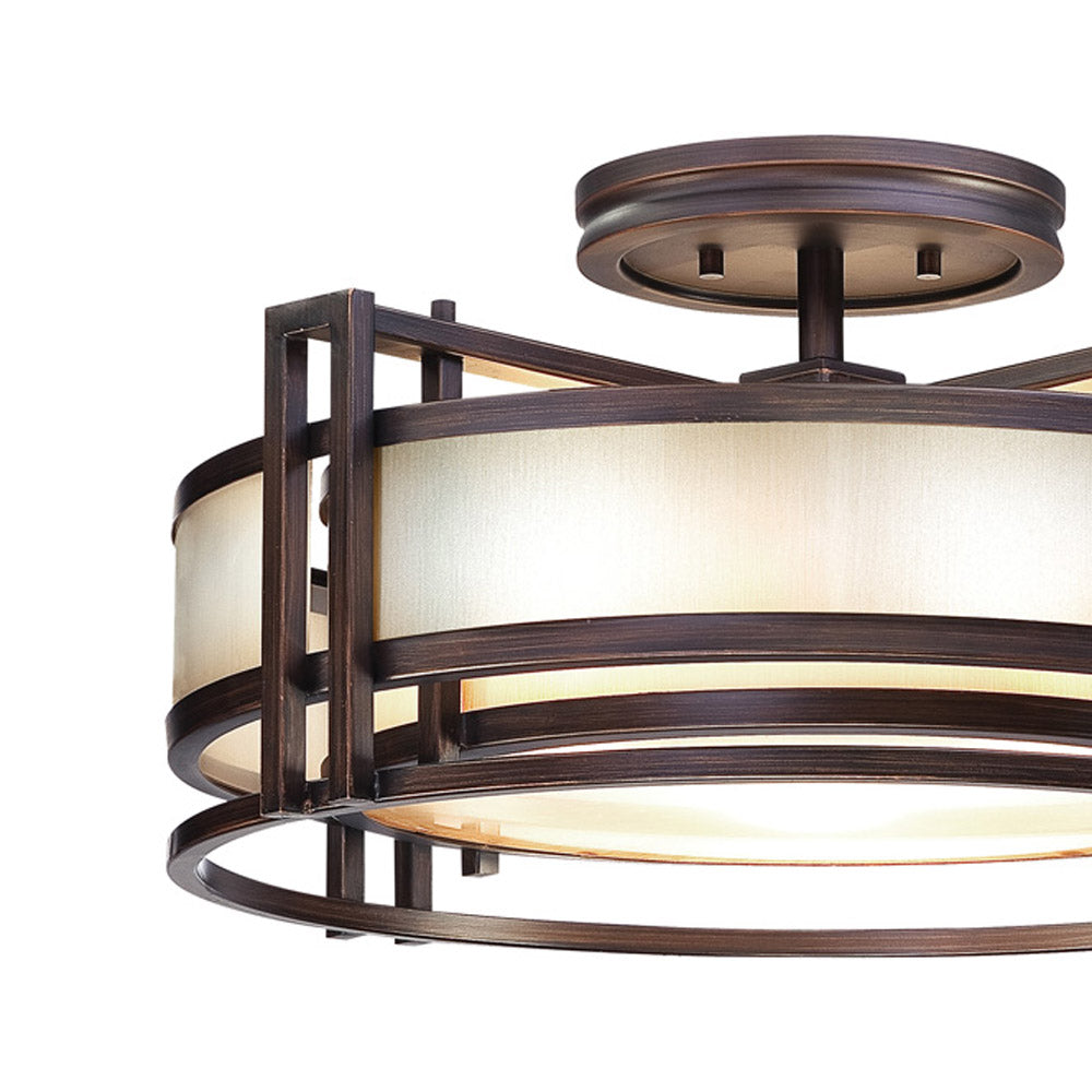 Underscore Semi Flush Mount Ceiling Light in Detail.