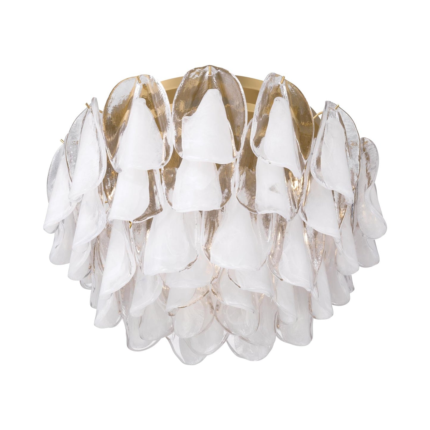 Verla Crest Flush Mount Ceiling Light in White (6-Light).