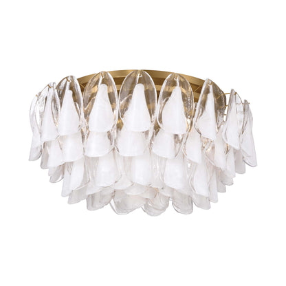 Verla Crest Flush Mount Ceiling Light in Detail.