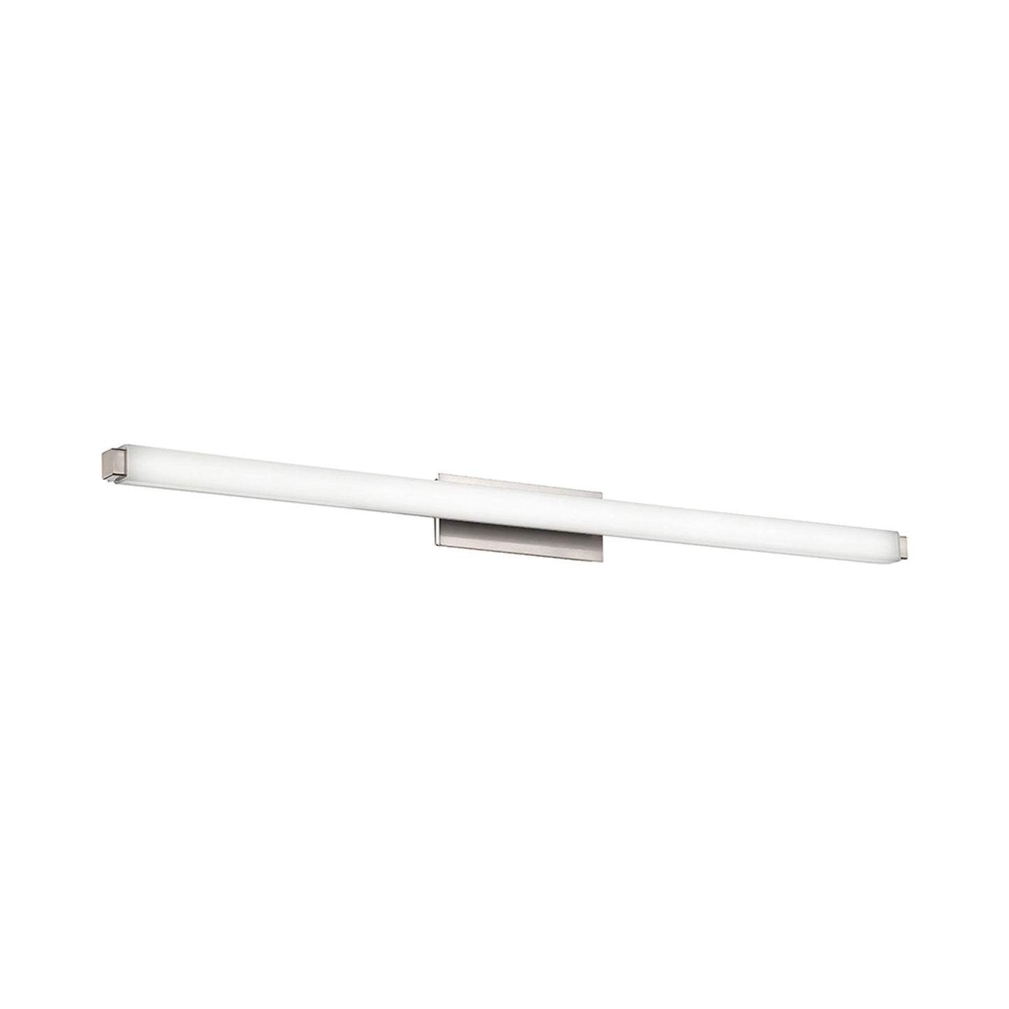 Mini Vogue LED Bath Bar in Large (2700K)/Brushed Nickel.