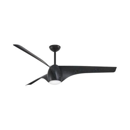 Airewave LED Ceiling Fan in Matte Black Maple.